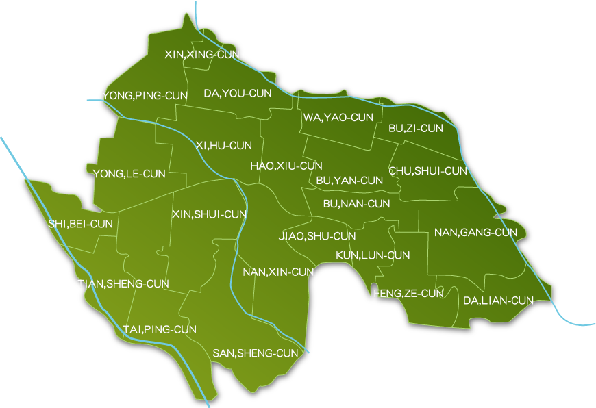 Puyan Township map